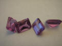 Alexandrite (lab made) faceted gemstones for sale