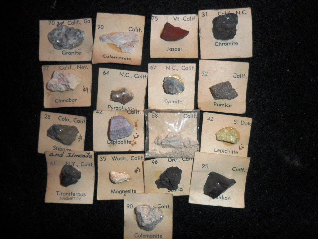 California State Mineral Collection for Sale