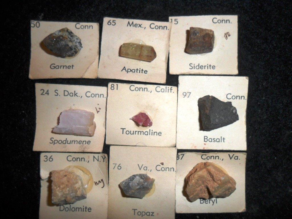 Connecticut State Mineral Collection for Sale
