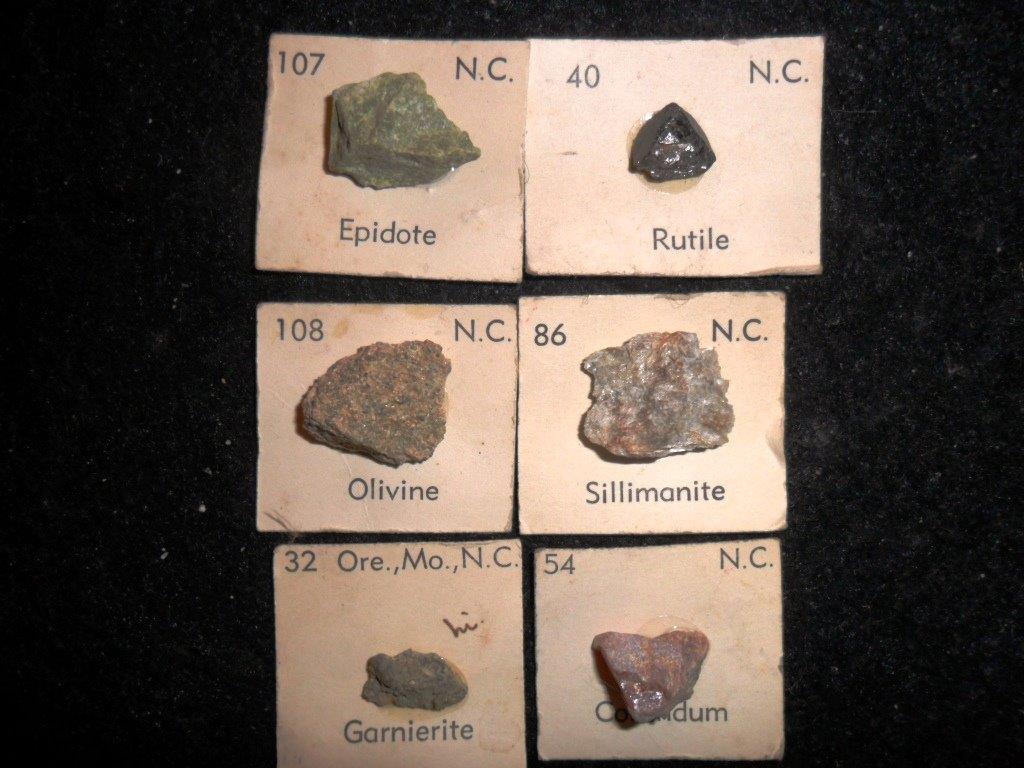 State of North Carolina Mineral Collection for Sale
